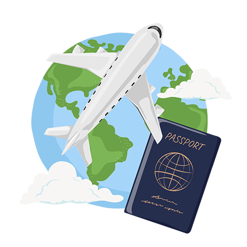 earth and plane