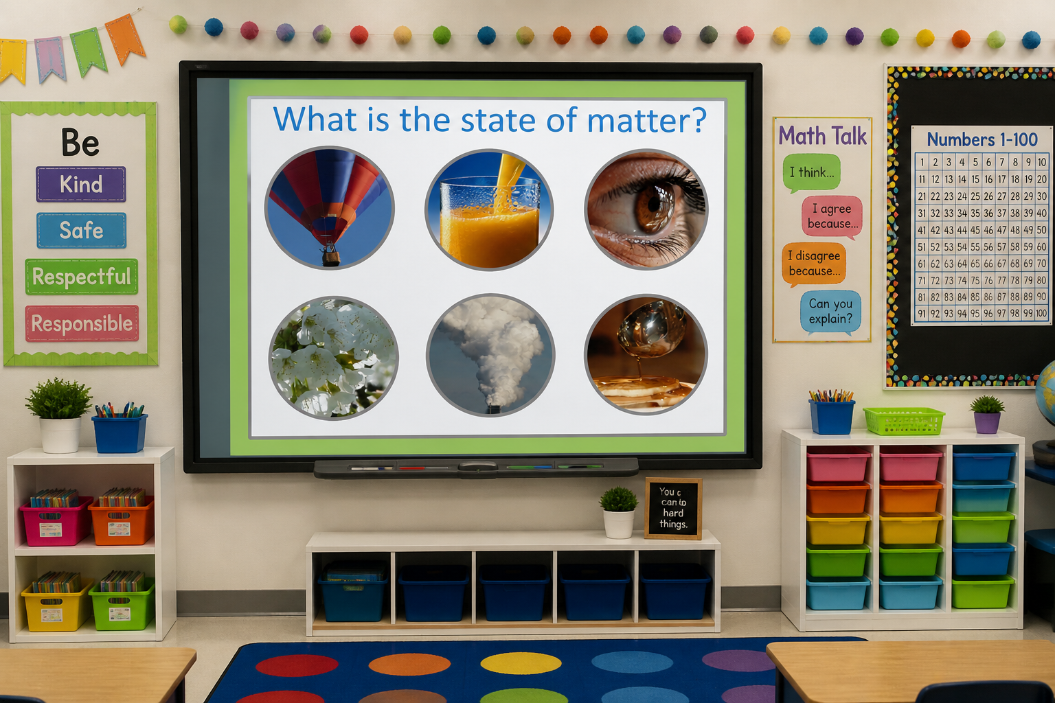 States of Matter on Smart board